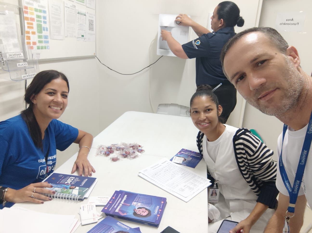 Diretores do Sinsaúde fazem plantão na UPA Padre Anchieta